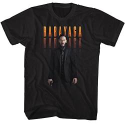 John Wick T-Shirt Baba Yaga Erwachsene Kurzarm T-Shirts Action Movie Graphic Tees Herren, Schwarz, XL von American Classics