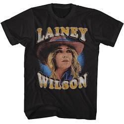 Lainey Wilson T-Shirt für Erwachsene, kurzärmelig, Country-Musik, Sänger, Vintage-Stil, Grafik-T-Shirts, Schwarz, Mittel von American Classics