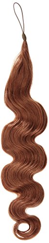American Dream Hair Addition - 100 Prozent Echthaar - leicht gewelltes Haarteil - Farbe 080 dunkles mokkabraun - 18 inch / 46 cm Länge, 1er Pack (1 x 174 g) von American Dream