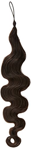 American Dream Hair Addition - 100 Prozent Echthaar - leicht gewelltes Haarteil - Farbe 1B naturschwarz - 18 inch / 46 cm Länge, 1er Pack (1 x 174 g) von American Dream