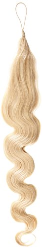 American Dream Hair Addition - 100 Prozent Echthaar - leicht gewelltes Haarteil - Farbe 24 Sonnenblond - 18 inch / 46 cm Länge, 1er Pack (1 x 174 g) von American Dream