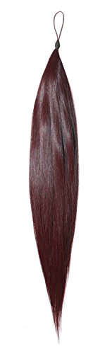 American Dream Hair Addition - 100 Prozent Echthaar - seidig glattes Haarteil - Farbe Burg burgundy - 18 inch / 46 cm Länge, 1er Pack von American Dream