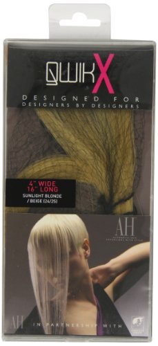 Qwik X 100 Percent Indian Remi Human Hair Tape Hair Extensions Colour 24/ 25 Sunlight Blonde/ Light Blonde 41cm von American Dream