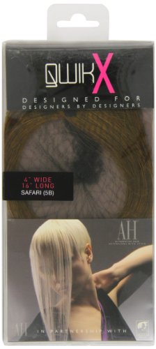 Qwik X 100 Percent Indian Remi Human Hair Tape Hair Extensions Colour 5B Safari 41cm von American Dream