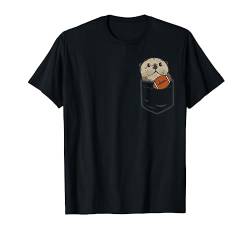 American Football Sea Otter Pocket Sports Herren Damen Kinder T-Shirt von American Football Shirts Player Men Women Kids