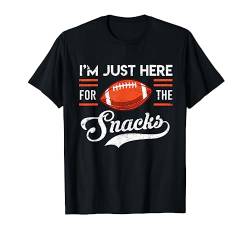 Football Snacks und Essen T-Shirt von American Football Shirts