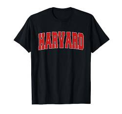 HARVARD, IL ILLINOIS Uni-Stil, USA T-Shirt von American Love Men Women Red Text IL Home City Gift