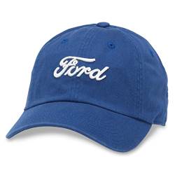 American Needle Herren Ford Motor Company Washed Slouch Hat - Blau - Einheitsgröße von American Needle