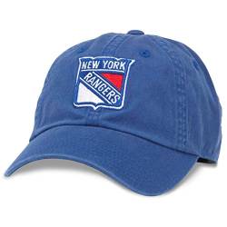 New York Rangers - Logo Blue Line Adjustable Baseball Cap von American Needle