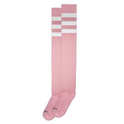 American Socks Bubblegum - Ultra high - Kousen met strepen boven de knie om te dragen, met Old School stijl. Gemaakt in Barcelona von American Socks