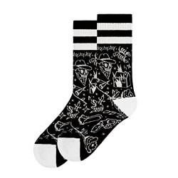 American Socks - Mid High - Sportsocken für Damen und Herren, Crossfit Socken, Padel-Socken, Laufsocken, Rad-, Fahrrad- und Skatesocken, Cowboy, One size von American Socks