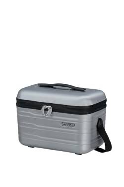 American Tourister Flashline - Kosmetikkoffer, 36 cm, Silber (Sky Silver) von American Tourister