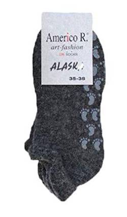 Damen Herren ABS-Socken anthrazit 43-46 von Americo R.