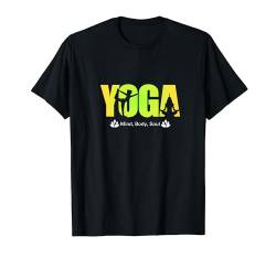 T-Shirt für Geist, Körper, Seele, Yoga-Liebhaber T-Shirt von Amin Design
