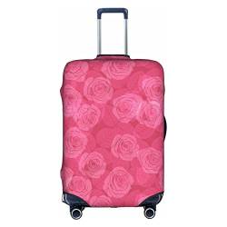 Amkong Flower Trolley Kofferüberzug Elastisch Kofferüberzug Damen Mädchen Gepäckhülle Klein, weiß, xl von Amkong