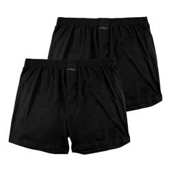 Ammann 2er Pack Boxer Shorts mit Eingriff Boxershorts Pants schwarz (10 / 4XL, schwarz) von Ammann