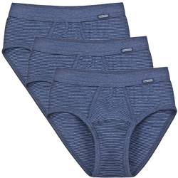 Ammann - Jeans - Slip Unterhose mit Eingriff - 3er Pack (6 Blau) von Ammann
