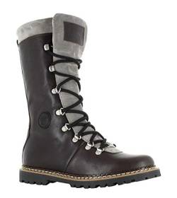 Ammann Malix warme Damen Winterstiefel mit echtem Lammfell Made in Italy braun EU 38 von Ammann