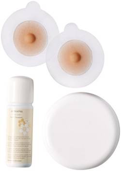 Amoena Damen Nippel Set Elfenbein BH, elfenbeinfarben, small von Amoena