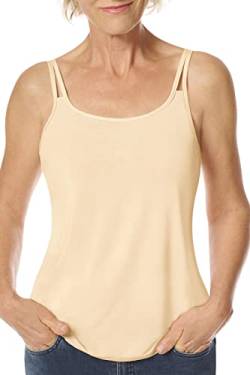 Amoena Damen Valetta Camisole mit Taschen und integriertem Büstenhalter, hautfarben BH, Nude, 38 von Amoena