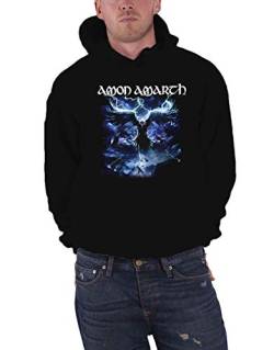 Amon Amarth Kapuzenpullover Ravens Flight Band Logo Nue offiziell Herren Schwarz M von Amon Amarth