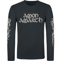 Amon Amarth Langarmshirt - Horse - S bis XXL - für Männer - Größe M - schwarz  - EMP exklusives Merchandise! von Amon Amarth