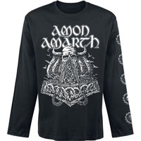 Amon Amarth Langarmshirt - Skullship - M bis XXL - für Männer - Größe L - schwarz  - Lizenziertes Merchandise! von Amon Amarth