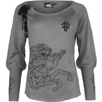 Amon Amarth Strickpullover - EMP Signature Collection - S bis XXL - für Damen - Größe L - grau  - EMP exklusives Merchandise! von Amon Amarth