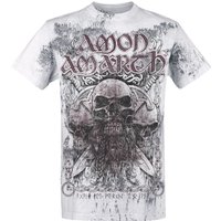 Amon Amarth T-Shirt - Beardskulls - M bis 4XL - für Männer - Größe 3XL - hellgrau  - EMP exklusives Merchandise! von Amon Amarth