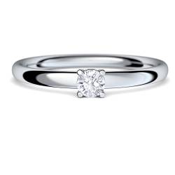 Verlobungsring Vorsteckring Platin Ring Diamant 950 + inkl. Luxusetui + Diamant Ring Platin Diamantring Platin 0,08 Carat SI1/H (Platin 950) - Concinnity Amoonic AM161 PL950BRFA52 von Amoonic