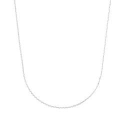 Amor Collier 925 Sterling Silber Unisex Damen Herren Halsschmuck, 42 cm, Silber, Kommt in Schmuck Geschenk Box, 2017792 von Amor