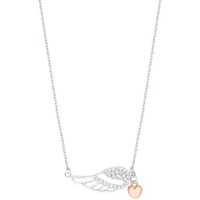 Amor Kette mit Anhänger Flügel mit Herz, 9271047, mit Zirkonia (synth) von Amor