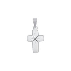 Amor Motivanhänger für Damen und Herren, Unisex, 925 Sterling Silber | Kreuz von Amor