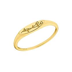 Amor Ring 925 Sterling Silber Damen Ringe, Gold, Kommt in Schmuck Geschenk Box, 2035674 von Amor