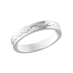Amor Ring 925 Sterling Silber Unisex Damen Herren Ringe, Silber, Kommt in Schmuck Geschenk Box, 9816385 von Amor