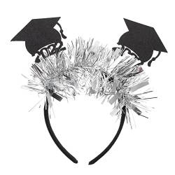 Amosfun Arzt Hut Stirnband Haarspangen Für Damen Graduierung Hut Haarspange Mini Stirnbänder Für Mädchen Stirnband Für Den Abschluss Diademe Für Mädchen Mit Hut Fräulein Latte-kunst Suite von Amosfun