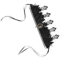 Amosfun halloween kopfschmuck halloween kopfbedeckung Gothic-Dekorationen Hochzeitskronen-Stirnband Vintage-Kronen-Stirnband Cosplay-Krone-Stirnband Jahrgang bilden die Zubehör Braut von Amosfun