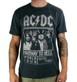 Amplified - AC/DC Highway to Hell Poster - Worldtour 79/80 - T-Shirt - XS von Amplified