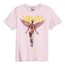 Amplified Damen/Damen In Utero Nirvana Crop Top, Pink, X-Large von Amplified