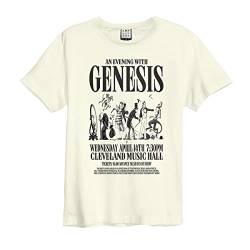 Amplified Genesis an Evening with Vintage White T-Shirt, Vintage White, L von Amplified