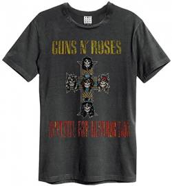 Amplified Guns n Appetite for Destruction T-Shirt (XXL, Charcoal) von Amplified