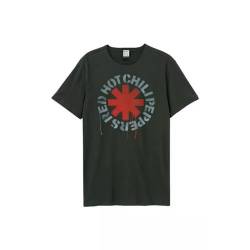 Amplified Herren RHCP Logo T-Shirt, Grau (Anthrazit), XXL von Amplified