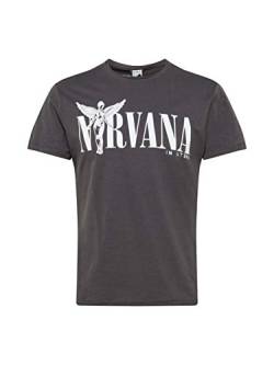 Amplified - Herren Rock Band T-Shirt - Nirvana In Utero (Grau) (S) von Amplified