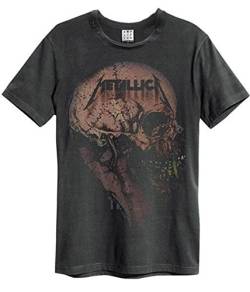 Amplified - Metallica Herren T-Shirt - Sad but True (Grau) (S-XL) (M) von Amplified