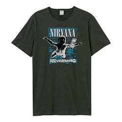 Amplified T-Shirt Nirvana Nevermind Cover Charcoal (L) von Amplified