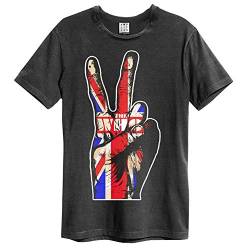 Amplified The Who Union Jack Hand Unisex T-Shirt - Dunkelgrau, L von Amplified