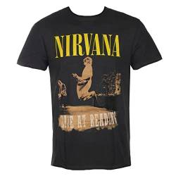 Amplified Unisex Erwachsene Live At Reading Nirvana T-Shirt, anthrazit, XL von Amplified