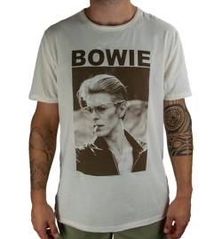 Amplified Unisex T-Shirt - David Bowie - Cigarette, Charcoal, XS von Amplified