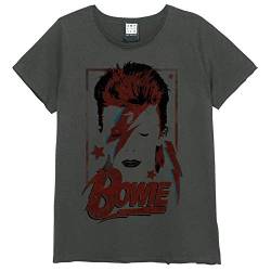 David Bowie Aladdin Sane Womens T-Shirt (12) von Amplified