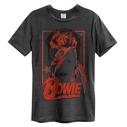 David Bowie Amplified Collection - Aladdin Sane Männer T-Shirt Charcoal XL von Amplified